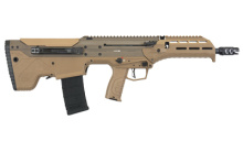 MDRX, Semi-automatic, Bullpup, 300 Blackout, 16" Barrel, 1:6 Twist, Threaded 5/8-24, Flat Dark Earth, 1 Mag, 30 Rd, Forward Eject MDR-RF-D1630-FE-F