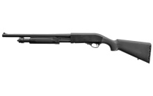 Akkar Churchill 612 Combo, Pump, 12 Gauge 3", 18.5" & 28" Barrels, Black, 18.5" Barrel has Ramp Front Sight and Cylinder Fixed Choke, 28" Vent Rib Barrel has Fiber Optic Bead and Improved Cylinder/Modified/Full Chokes, 4 Rounds 111372