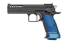 Witness Limited Xtreme, Semi-automatic, Single Action, Full Size, 9MM, 4.75" Barrel, Steel Frame, Black Color, Aluminum Grips, Ambidextrous Safety, Adjustable Rear and Fiber Optic Front Sights, 17Rd, 4 Magazines, IPSC Standard Division 610312