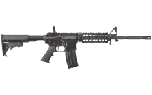 FN15, Patrol, Semi-automatic Rifle, 223 Rem/556NATO, 16" Barrel, Black Finish, Collapsible Stock, 1-30Rd, Flip Up Rear Sights, Quad Rail 36309