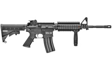 FN15, M4, Semi-automatic, AR, 223 Remington, 556NATO, 14.7" Pinned (16" OAL), Black, 6 Position Collapsible Stock, Knights Armament M4 Carbine Rail Adapter System (RAS), 1:7, 30Rd, Carbine 36318