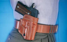 Avenger Belt Holster, Fits 1911 With 4.25" Barrel, Right Hand, Tan Leather AV266