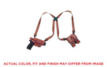 Miami Classic II Shoulder Holster, Right Hand, Fits Sig P228, Leather Material, Black Finish MCII250B
