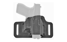 Tacslide Belt Holster, Fits Sig Sauer P365, Right Hand, Black Leather/Kydex TS838B