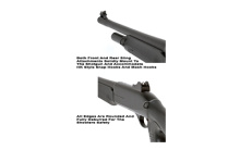 Looped Rear Sling Mount, Fits Benelli M2, Matte Finish, Black GGG-1538