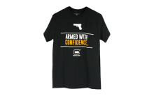 Short Sleeve Shirt, "Armed With Confidence" XXXLarge, Black AP95045