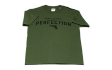 Short Sleeve Shirt, "Only Perfection", Small, OD Green AP95070