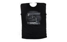 Short Sleeve Shirt, "Perfection", Small, Black AP95106