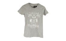 Short Sleeve Shirt, "Girls With Guns", XSmall, Women, Grey AP95148