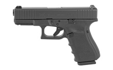 19 Gen 4, Safe Action, Full Size Pistol, 9MM, 4.01" Barrel, Polymer Frame, Matte Finish, Glock NightSights, 15Rd, 3 Magazines, Glock OEM Rail, Front Serrations, Extended Magazine Catch, Extended Slide Stop PG1950733FS