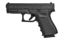 19, Semi-automatic, Safe Action, 9MM, 4.02", Black, 10Rd, Glock Night Sights, Polymer, Matte PN1950701