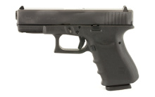 19 RTF (Rough Texture Frame), Semi-automatic, Safe Action, Compact Size, 9MM, 4.01" Barrel, Polymer Frame, Matte Black Finish, Glock Night Sights, Straight Slide Serrations PT1950701