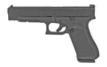 34 Gen5, Competition, Striker Fired, Modular Optic System, Full Size, 9MM, 5.31" Marksman Barrel, Polymer Frame, Adjustable Sights, 17Rd, 3 Magazines, Front Serrations, Ambidextrous Slide Stop Lever,Flared Mag Well, nDLC Finished Slide and Barrel, No Fin