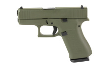 43X, Semi-automatic, Striker Fired, Sub-Compact, 9MM, 3.41", OD Green, 10 Rounds, 2 Mags, Fixed Sights, Polymer, nPVD UX4350204-OD