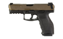 VP9, Semi-automatic, 9MM, 4.09" Barrel, Polymer Frame, Midnight Bronze, Night Sights, 17Rd, 2 Magazines 81000799