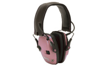 Impact Sport Folding Electronic Earmuff Pink Earcups