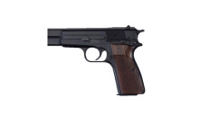 Grip, Fits Browning Hi-Power, Rosewood Finish, Checkered 09911
