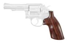 Fancy Hardwood, Revolver Grip, S&W K/L Sq Butt, No Finger Grooves 10310