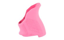 HandAll Beavertail Pistol Grip, Fits Ruger LCP II, Rubber, Finger Grooves, Pink 18127