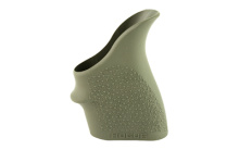 HandAll Beavertail Grip, Fits S&W M&P Shield 45, Kahr P9/P40/CW9/CW/403, Rubber, Finger Grooves, OD Green 18301