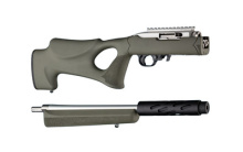 Stock, Rubber, Piller Bed, 10/22, OD Green 21260