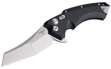 X5, Folding Knife, CPM154 / Tumbled, Plain, 3.5", Aluminum / Black 34560