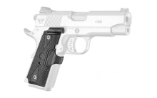 LE (Laser Enhanced) Grips, Red Laser, G-Mascus Black/Gray, Fits 1911 Officers Model 43189