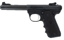 Grip, Fits Ruger 22/45, Rubber Grip with Finger Grooves, Black Finish 82080