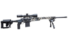 1500, Bolt Action Rixfle, 6.5 Creedmoor, 24" Heavy Barrel, Threaded 5/8x24, Kuiu Vias 2.0 Camouflage, APC Chassis, Luth AR Adjustable Stock, H.A.C.T 2 Stage Trigger, Right Hand, 10 Rounds, 3 Magazines, Includes 2 Grips and Bipod HCRA72507KUMDT