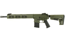 DMK22, Semi-automatic, AR, 22LR, 16.5", OD Green, 6 Position, 1 Mag, Threaded, 15Rd, Flip Up Front and Rear DM22-CGR00