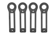Extended Butt Plate Spacers (4-Pack), Black, Fits MBA-1 & MBA-3, Works With Butt Plate Assembly and 3-Axis Butt Plate Assembly RL-012