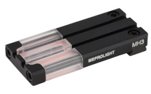 FT Bullseye Fiber Optic and Tritium Micro Optic Pistol Sight, Fits Glock MOS, Red ML63105R