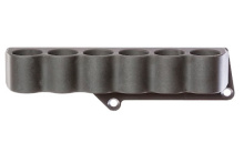 6-Shell Side Saddle, 12 Gauge, Rugged, Reliable On-gun Shotshell Carriers, Fits FN SLP 12 Gauge, Black 90120