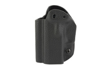 Hybrid Holster, Inside Waistband Holster, Ambidextrous, Fits Sig P365, Kydex with Leather Shell, Includes 1.5" Belt Attachment, Black H3-SIG-1-BLK2