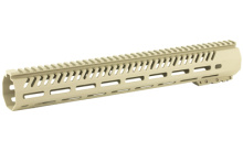 Tekko, MLOK Rail System, Fits AR Rifles, Free Float, Metal, Scorched Dark Earth Finish TMARFF15MRS-SDE