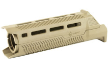 Tekko, Drop In MLOK Rail System, Fits AR15 Carbine7", Polymer, Black Finish TP15MRS-SDE