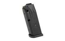 MC9 Magazine, 9MM, 10 Rounds, Fits Canik MC9, Matte Finish, Black, Includes Black Finger Extension and Flush Baseplate MA2279