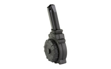 Magazine, 9MM, 50 Round Drum, Fits Sig SP2340, Polymer, Black DRM-A87