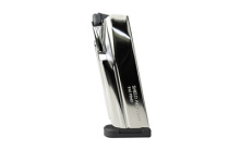 Electroless Nickel S15 Magazine, 9MM, 15 Rounds, Electroless Nickle Finish, For Glock 43X/48 SA-S15-EN-SLR