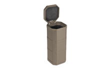 DAKA CAN, Flat Dark Earth, Storage, Steel Hinge Pin, High-Density Foam Lining, 2.7" x 2.5" x 6.4" MAG1028-FDE