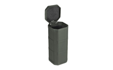 DAKA CAN, OD Green, Storage, Steel Hinge Pin, High-Density Foam Lining, 2.7" x 2.5" x 6.4" MAG1028-ODG