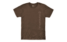 Vert Logo, Tee Shirt, Large, Brown MAG1113