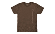Vert Logo, Tee Shirt, Medium, Brown MAG1113