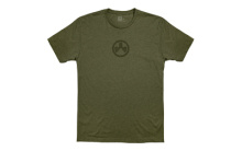 Icon Logo, Tee Shirt, Large, Olive Drab Heather MAG1115