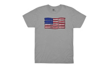 PMAG Flag, Cotton Tee Shirt, XLarge, Gray MAG1180