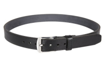 Tejas El Original Gun Belt, 1.25" Width, Black, Bullhide Leather Exterior With Reinforced Polymer Interior, 36" MAG831-001-36