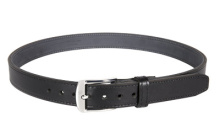 Tejas El Original Gun Belt, 1.25" Width, Black, Bullhide Leather Exterior With Reinforced Polymer Interior, 40" MAG831-001-40