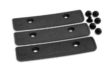 Rail Covers, Panel Kit  with 3 Panels, Black MI-G2SS-PAN