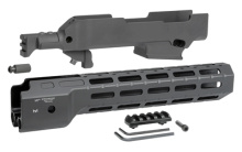 Chassis, Aluminum, Black Anodized Finish, Fits Ruger PC Carbine, Accepts Side-Folding Stock/Brace (Stock Not Included) MI-RPCCSF