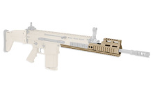 Rail Extension, Fits FN SCAR, Features 2 Quick Detach Sling Swivel Points and One Continuous Bottom Rail for Accessories Mounting, Flat Dark Earth MI-S1617